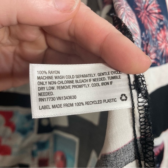 Original Use Casual Poloroid Shirt - Black/Blue - XL - Picture 4 of 7